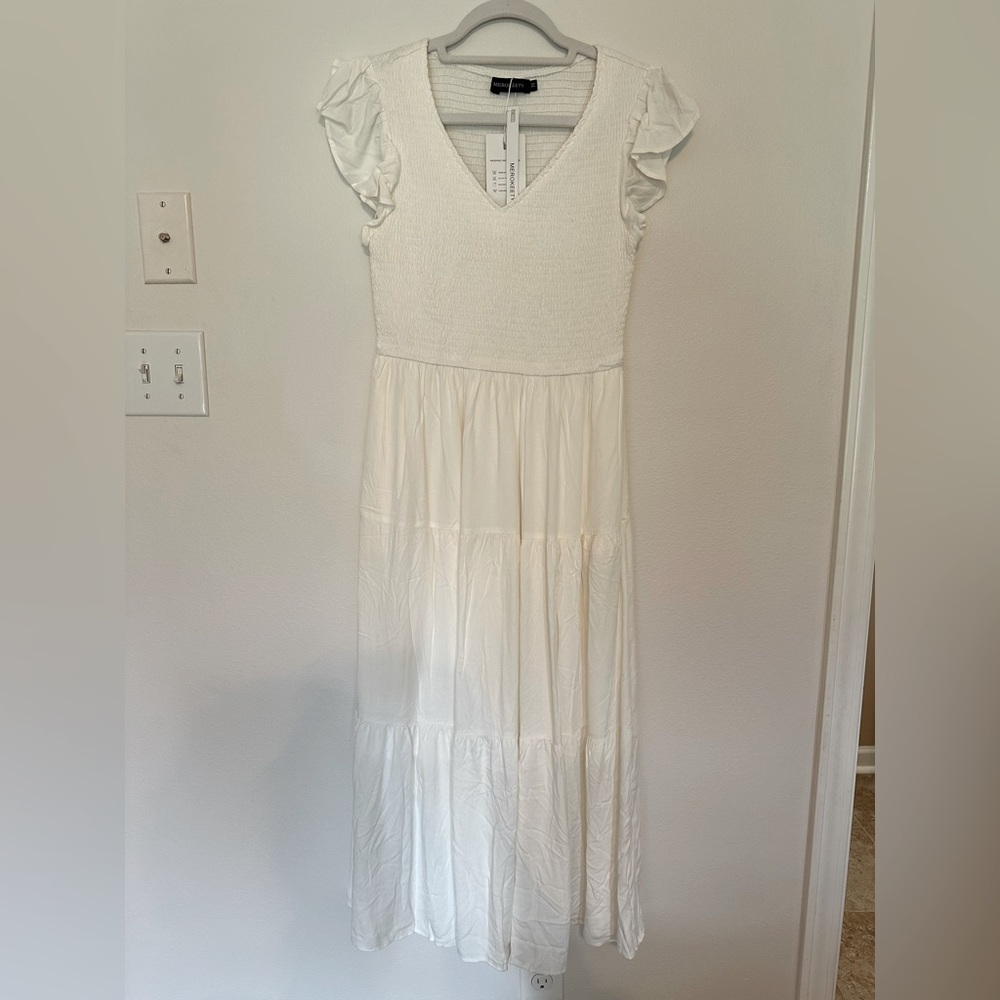White Bridal Shower Dress